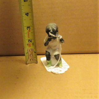 Vintage Black Americana Bisque Figurine Crying Child on Chamber Pot - 3 