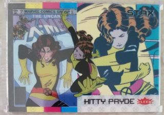 Kitty Pryde 2018 Fleer Ultra X - Men 3 Stax Card Character Set Top,  Middle & Bottom