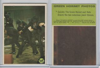 1966 Donruss,  Green Hornet,  7 Quickly The Green Hornet And Kato