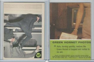 1966 Donruss,  Green Hornet,  35 Kato,  Turning Quickly,  Realizes