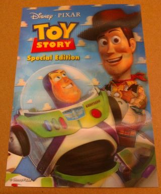 Toy Story Disney Movie Club 3d Lenticular Card Special Edition Near