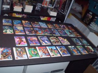X - Men 1996 Fleer Marvel X - Men Complete 1 - 100 Card Base Set / Wolverine Deadpool