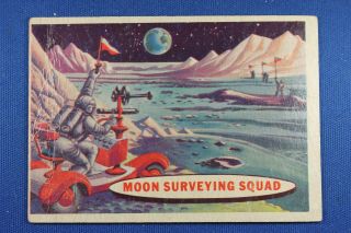 1957 Topps Space Cards 43 Moon Surveying Aquad - Fair -