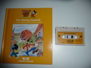 Wow The Talking Mickey Mouse Show; The Missing Meatball Book And Tape