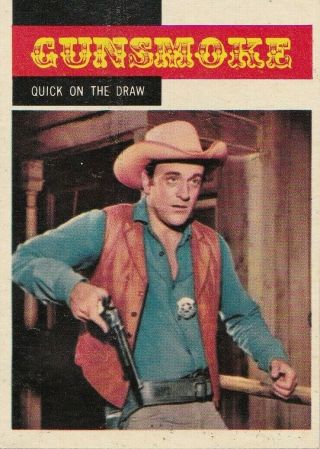 1958 Tv/western Gunsmoke (quick On The Draw 11) (vintage)
