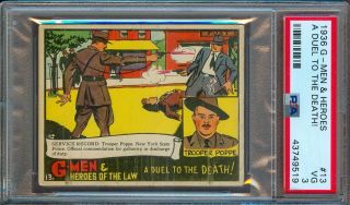 1936 G - Men & Heroes 13 A Duel To The Death Psa 3