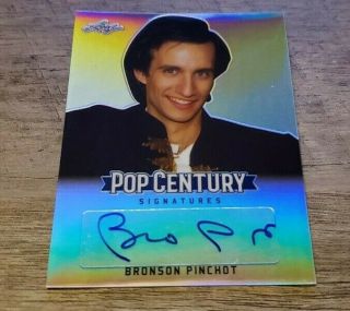 2018 Leaf Pop Century Signatures Bronson Pinchot Autograph - Perfect Strangers