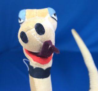 Vintage Japan Walt Disney Kaa Snake Jungle Book Plush Stuffed Animal