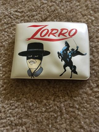 Zorro Vinyl Wallet 1957.  Walt Disney Productions