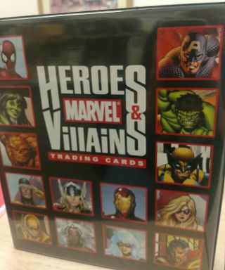 Marvel Heroes & Villains Album - Binder