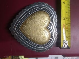 Vintage Womens Belt Buckle,  Believed To Be A Montana Silversmith.