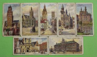 Vintage Cigarette Card W.  D.  & H.  O.  Wills Gems of Belgian Architecture 1915 78 2