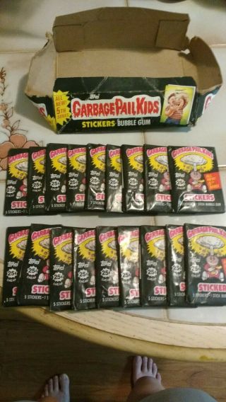 Rare Vintage Topps Garbage Pail Kids Series 5 (1986) Price Is Per Pack