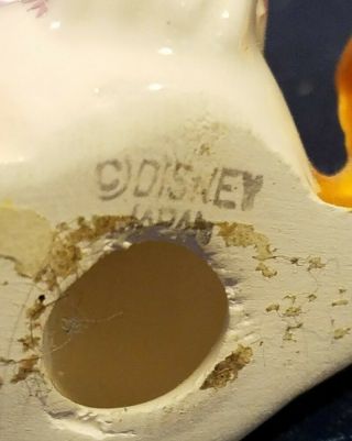 Vintage Rare Disney BABY DAISY DUCK Figurine Ceramic/Porcelain Japan 2.  5 