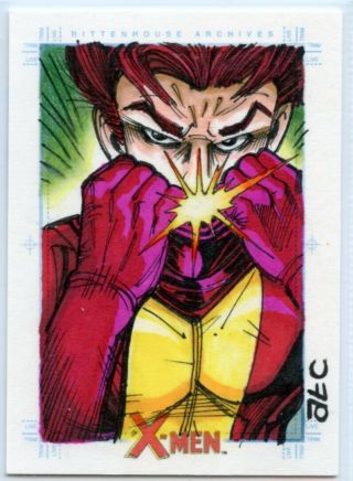 Marvel X - Men Archives Sketch Card - Adam Cleveland - Chamber