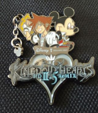 Disney Kingdom Hearts 2.  5 Ii.  5 Pin Remix Limited Release Promo Mickey Enix Ps3