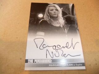 Margaret Nolan Mn1 Proof Autograph Card The Persuaders Roger Moore Tony Curtis