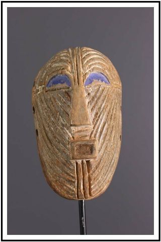 Songye Passport Mask African Tribal Art Africain Africana Afrikanische Kunst