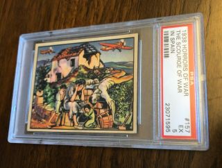 1938 Horrors Of War 157 The Scourge Of War Psa Graded 5 Ex