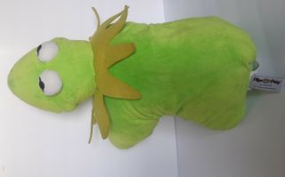 RARE DISNEY KERMIT THE FROG PILLOW PET PAL MUPPETS ADULT OWNED HTF EUC 5