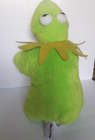RARE DISNEY KERMIT THE FROG PILLOW PET PAL MUPPETS ADULT OWNED HTF EUC 6
