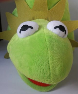 RARE DISNEY KERMIT THE FROG PILLOW PET PAL MUPPETS ADULT OWNED HTF EUC 7
