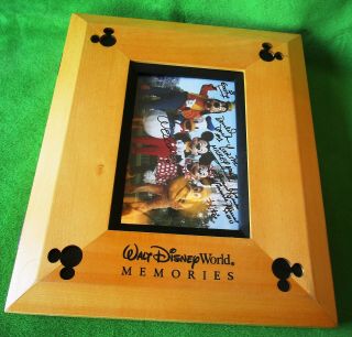 Walt Disney World Memories Wooden Photo Album - Holds 100 4x6 Photos -