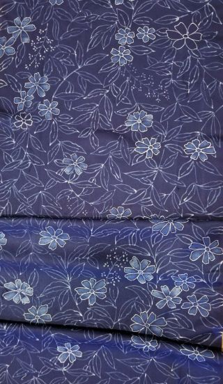 Vintage Japanese Silk Kimono Fabric Panel Art