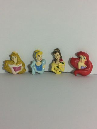 Disney Princess Magnets Set Of 4 Cinderella Sleeping Beauty The Little Mermaid