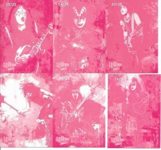 Legend Of Kiss Red Magenta Target Parallel 86 Different Available.  You Choose 1