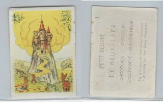 1938 De Beukelaer Biscuits,  Chocolate,  Disney,  Snow White,  1,  Zql