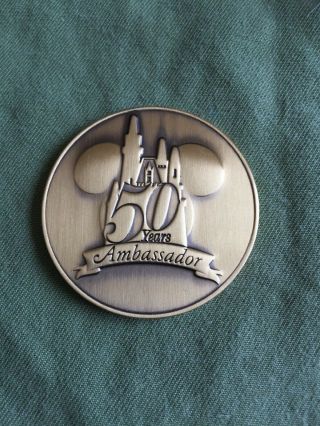 Disney World Limited Edition Coin Ambassador Ceremony 50th Anniversary