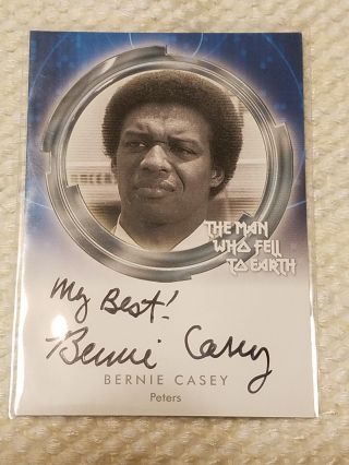 Unstoppable Cards David Bowie Man Who Fell To Earth Autograph Auto Bernie Casey