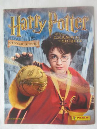 Harry Potter And The Chamber Of Secrets Sticker Album No Stickers