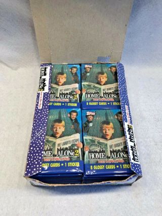 Home Alone 2 Lost In York Topps Photo Trading Cards Box 36 Packs