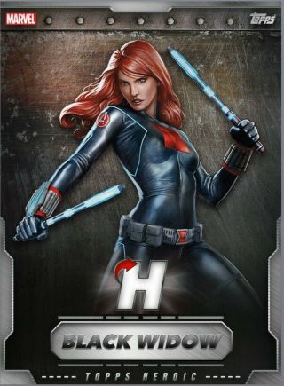 Topps Marvel Collect Digital Card - Heroic Vip - Black Widow (june)