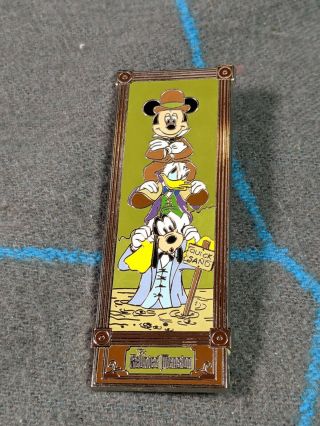Disney Pin Haunted Mansion Stretching Room Mickey Mouse Donald Duck Goofy 2009