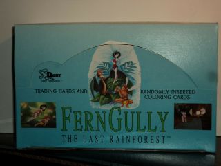 1992 Dart Ferngully The Last Rainforest Trading Card Box