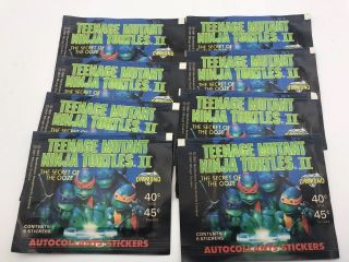 4ct Packs Teenage Mutant Ninja Turtles Series Cards Stickers (last One)