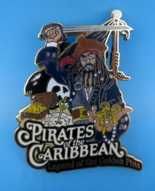 Disney PIRATES Of THE CARIBBEAN 2 lanyards 4 pins Disneyland 4