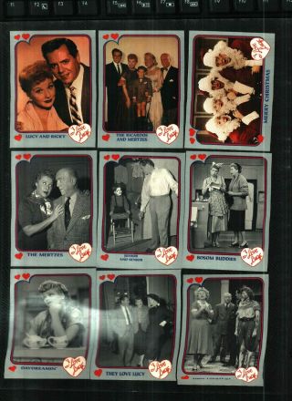 1991 Pacific I Love Lucy Tv Show Complete Trading Card Set Of 110 Near