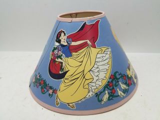 Vintage WALT DISNEY Snow White and the Seven Dwarfs light/lamp shade RARE 3