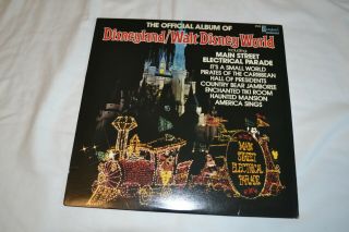 The Official Album Of Disneyland / Walt Disney World Lp 1980 Disneyland Records