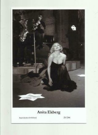 N494) Anita Ekberg Swiftsure (29/284) Photo Postcard Film Star Pin Up