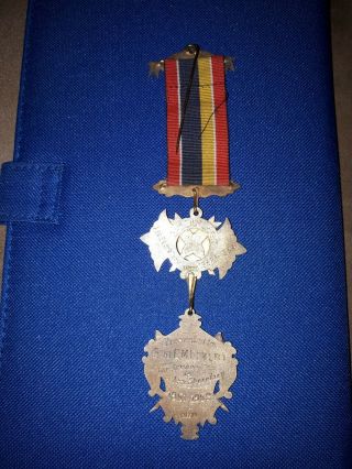 lodge medal award (Buffalo) sterling silver Modbury,  S.  Australia 1954 2