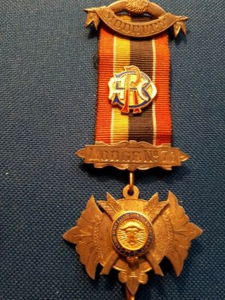 lodge medal award (Buffalo) sterling silver Modbury,  S.  Australia 1954 4