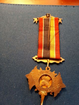 lodge medal award (Buffalo) sterling silver Modbury,  S.  Australia 1954 5