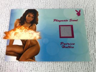 Playboy Patrice Hollis Swatch Card 2015 Benchwarmer Pink