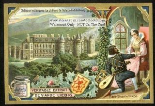 Holyrood Palace Edinburgh Scotland England British Royalty C1905 Trade Card
