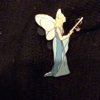 Disney Pinocchio Blue Fairy Dangle Star Pin